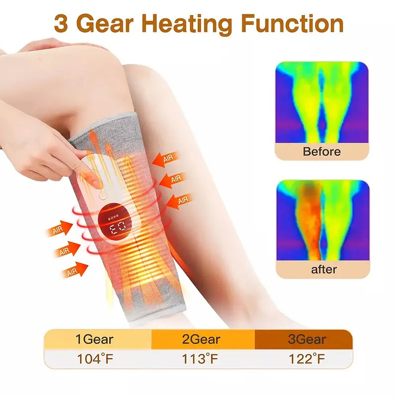 2pcs Portable Leg Massager for Enhanced Circulation & Muscle Relaxation