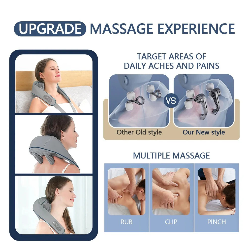Neck And Shoulder Massager For Relaxation