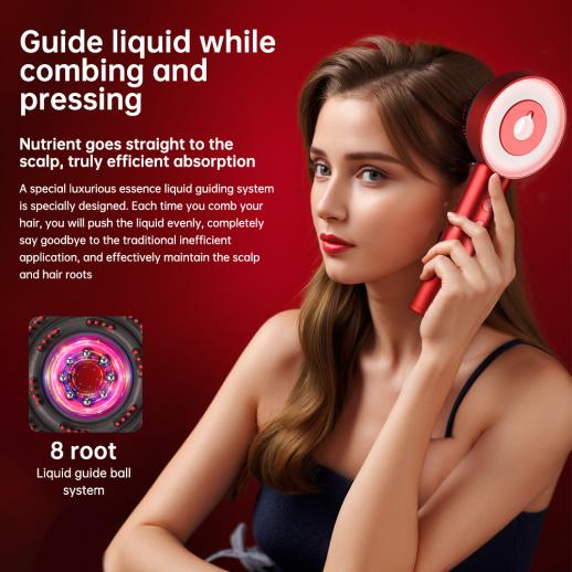 Trilogy Red Light Therapy Hair Scalp Massager & Oil Applicator