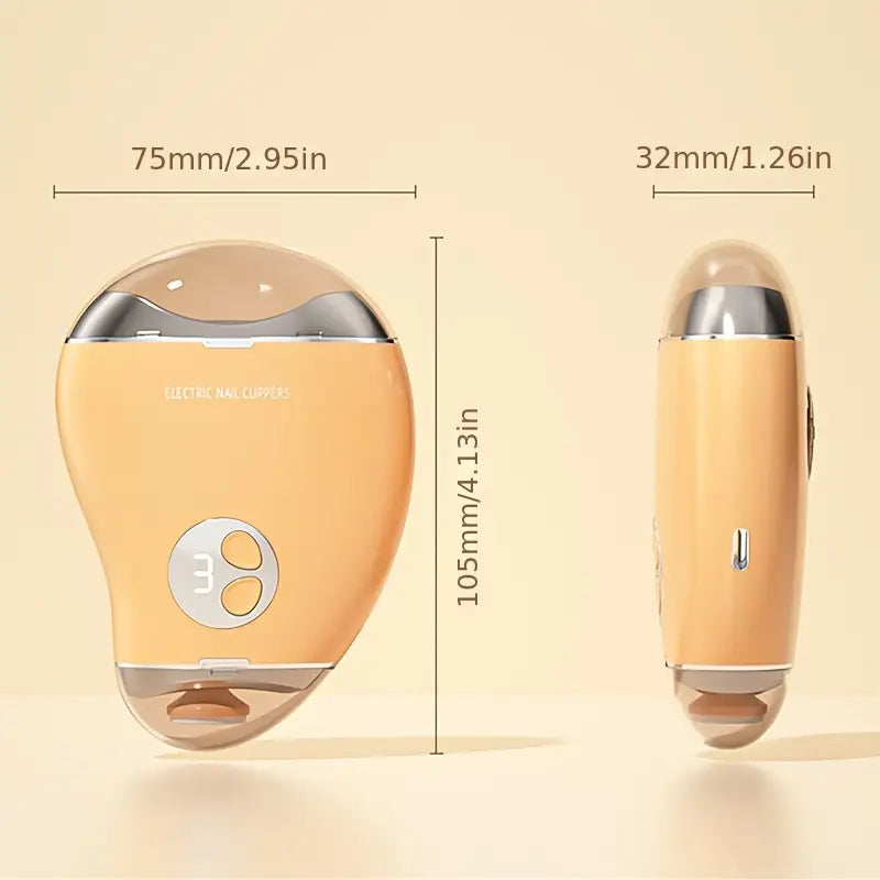Rechargeable 2-in-1 Electric Nail Clippers & Grinder Tool, Integrated Trimming & Polishing