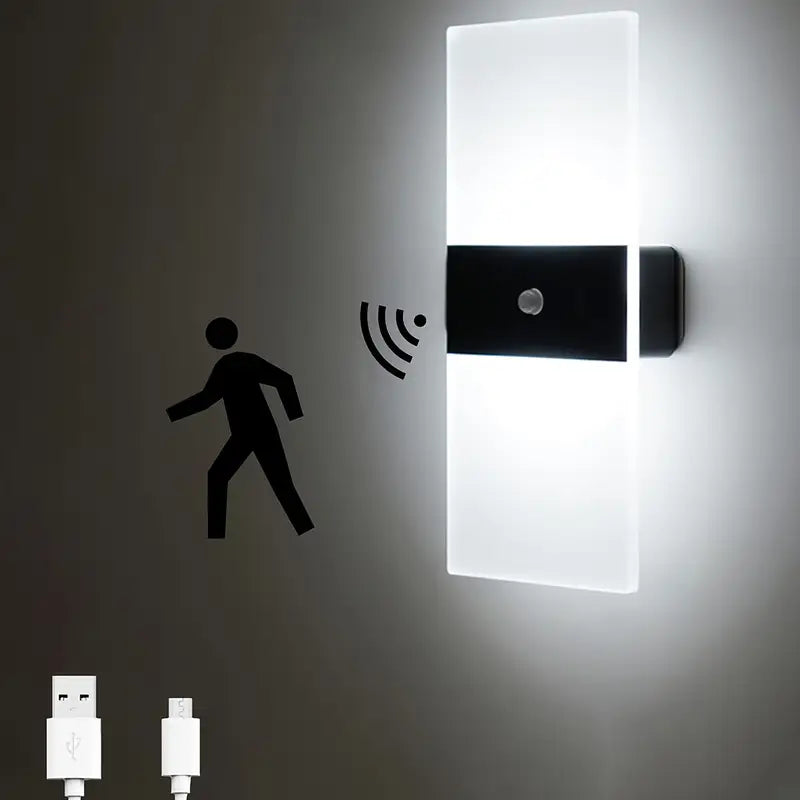 Contemporary Wall Lamps, Rechargeable Magnetic Cordless Night Lamp