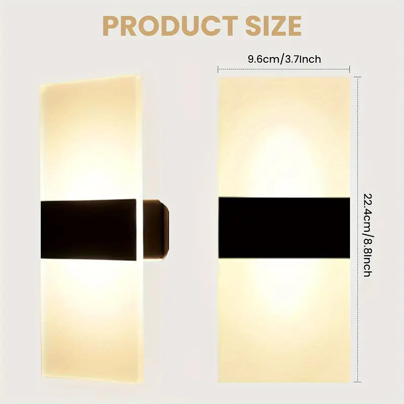 Contemporary Wall Lamps, Rechargeable Magnetic Cordless Night Lamp