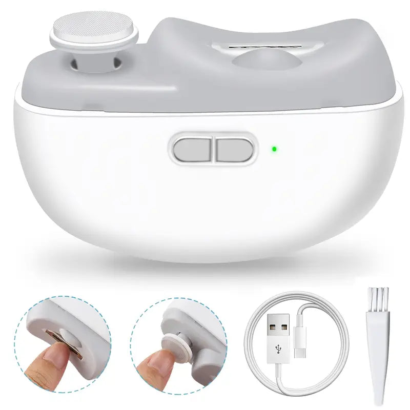 2in 1 Automatic Electric Nail Clipper with Polishing