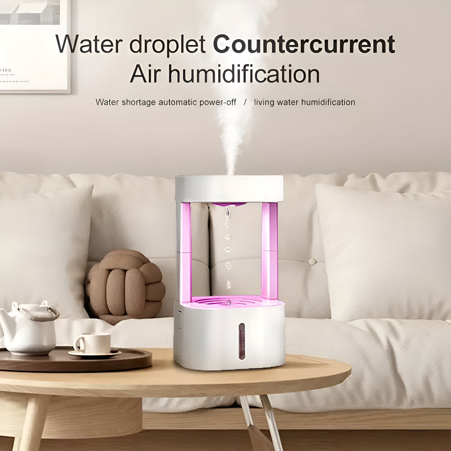 Anti-gravity Water Drop Humidifier