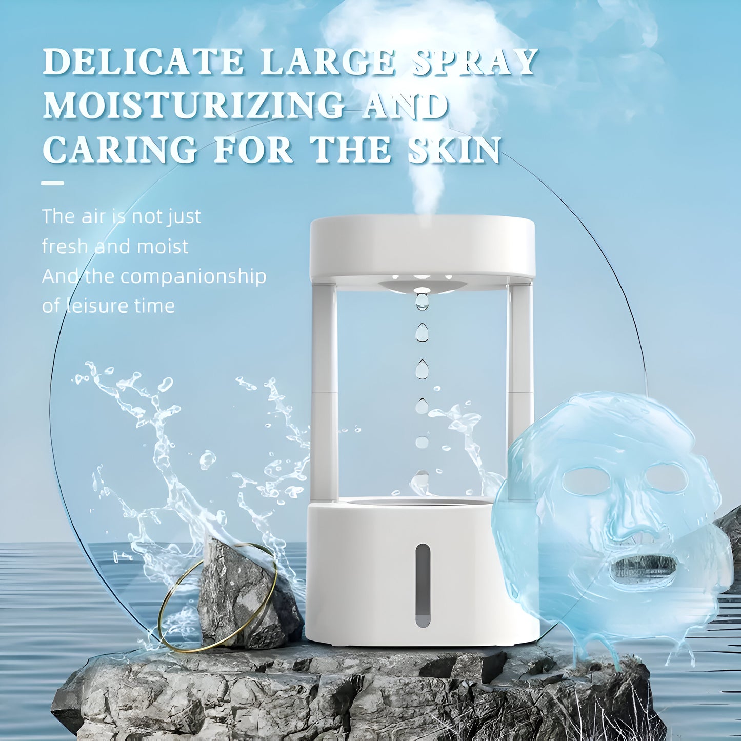 Anti-gravity Water Drop Humidifier