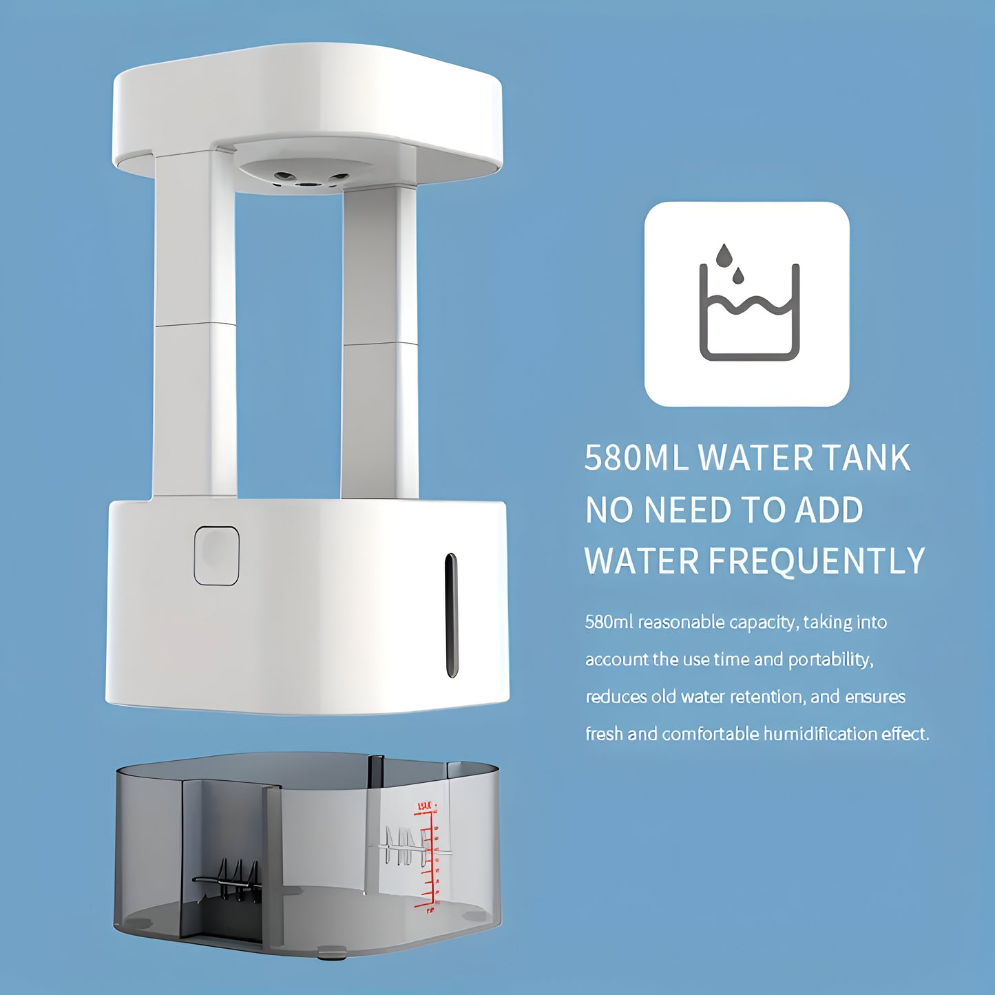 Anti-gravity Water Drop Humidifier