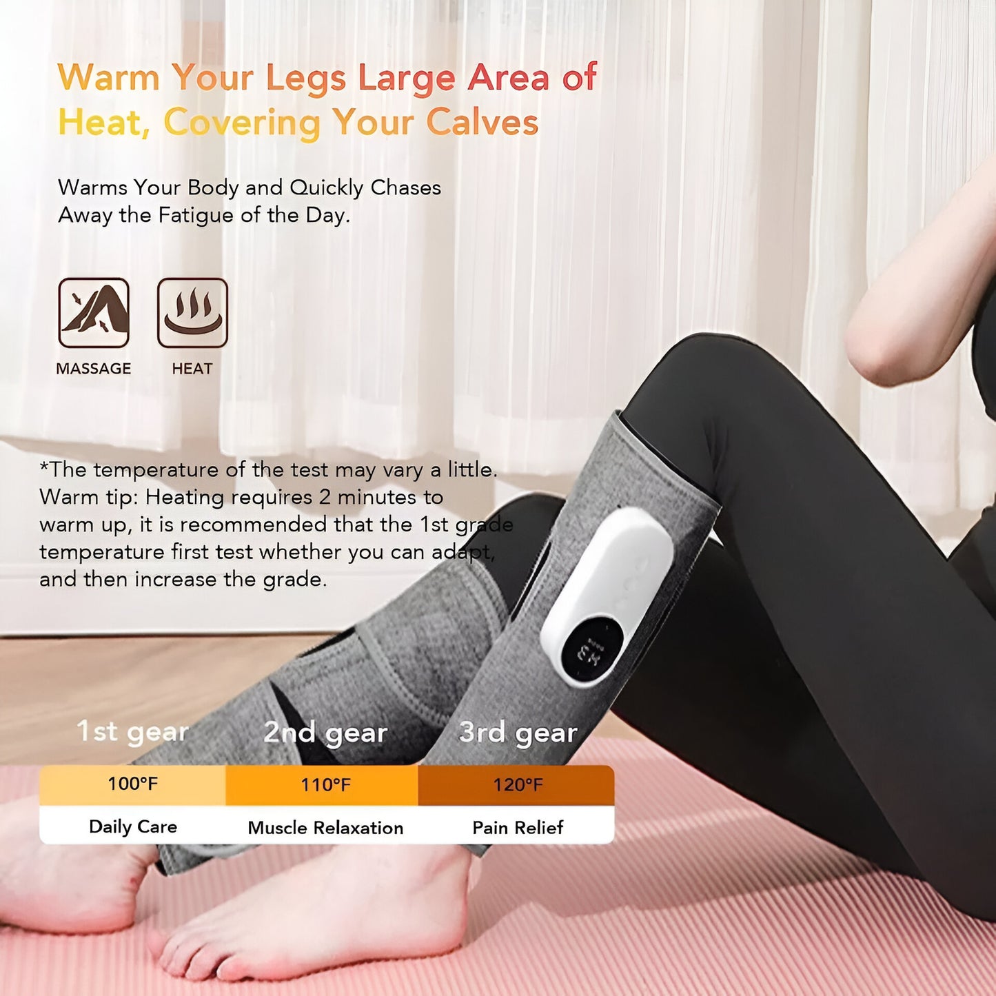 Electric Foot Massager - Wireless Air Compress