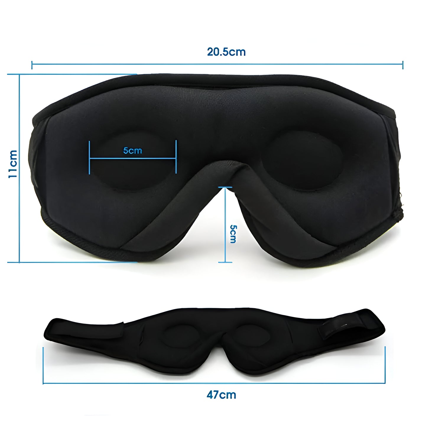 3D Eye Mask & Headband - Sleeping Mask