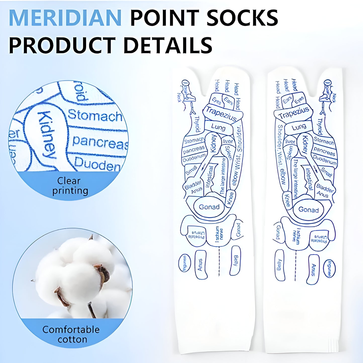 Acupressure Foot Massager Socks - Relieve Tired Feet