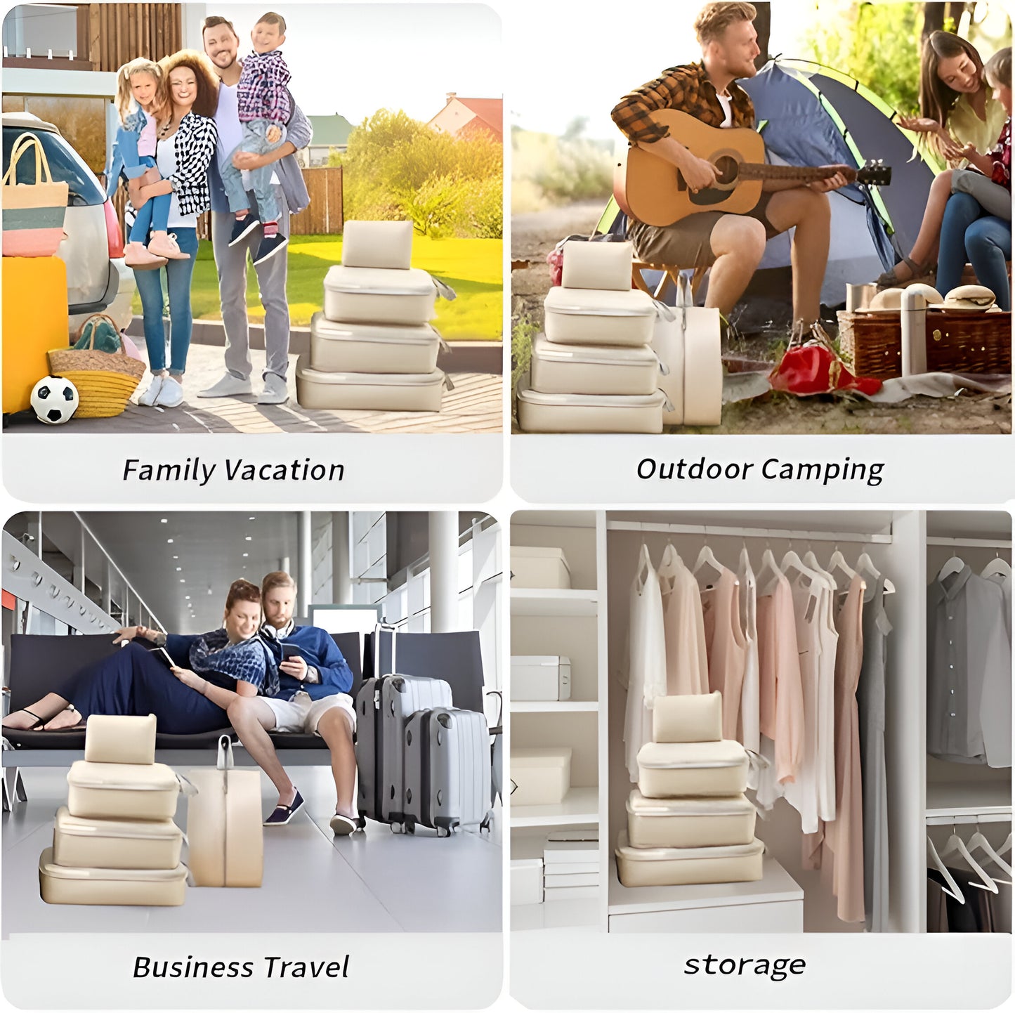 Compressible Travel Storage Bag - Packing