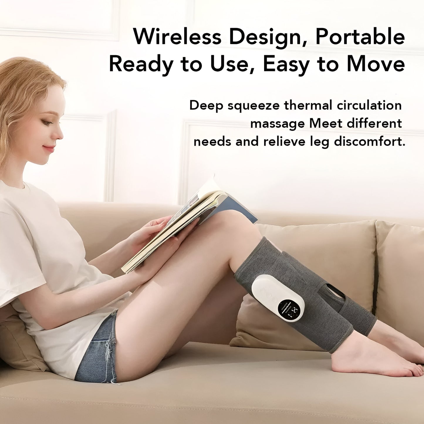 Electric Foot Massager - Wireless Air Compress