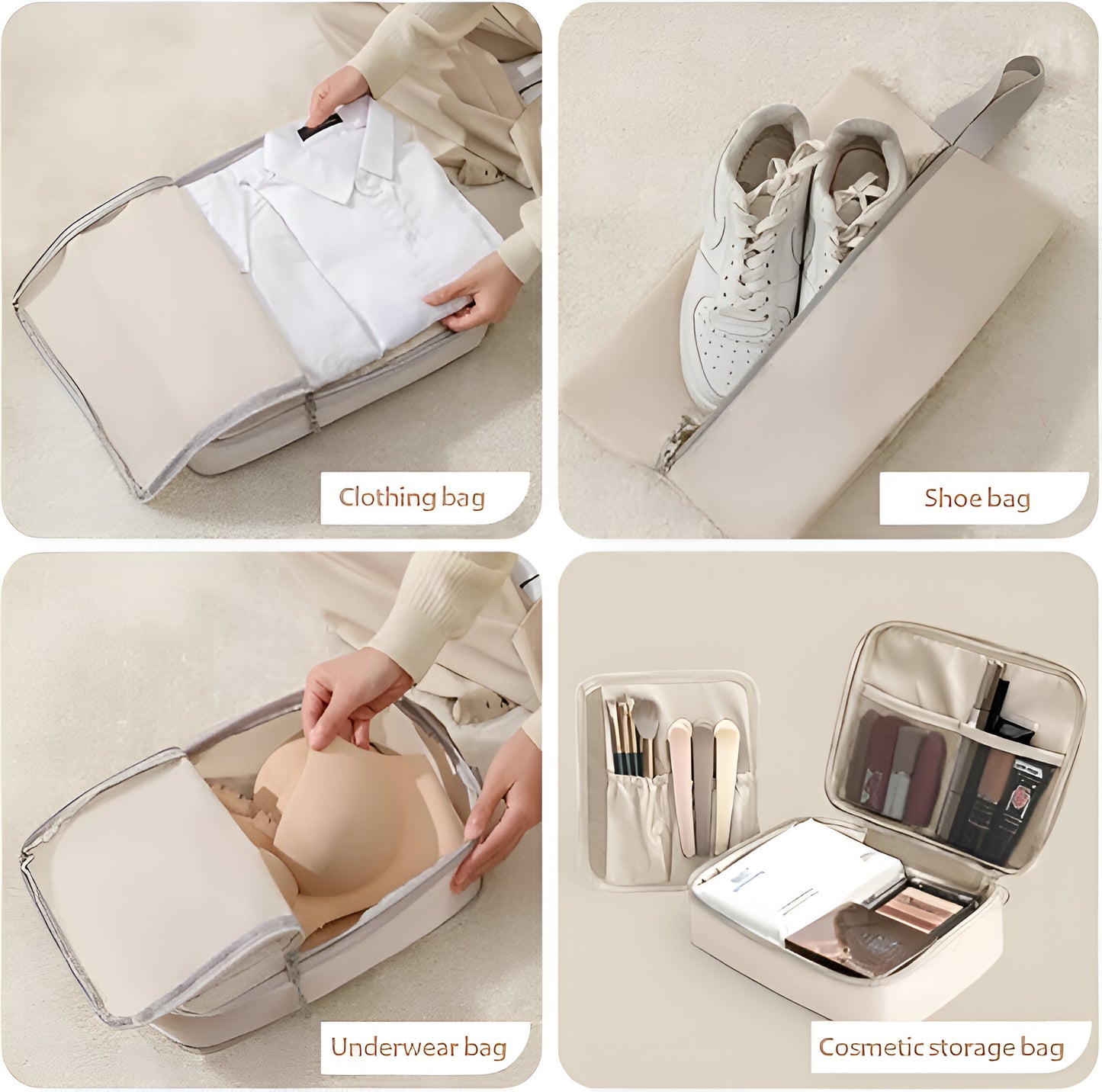 Compressible Travel Storage Bag - Packing