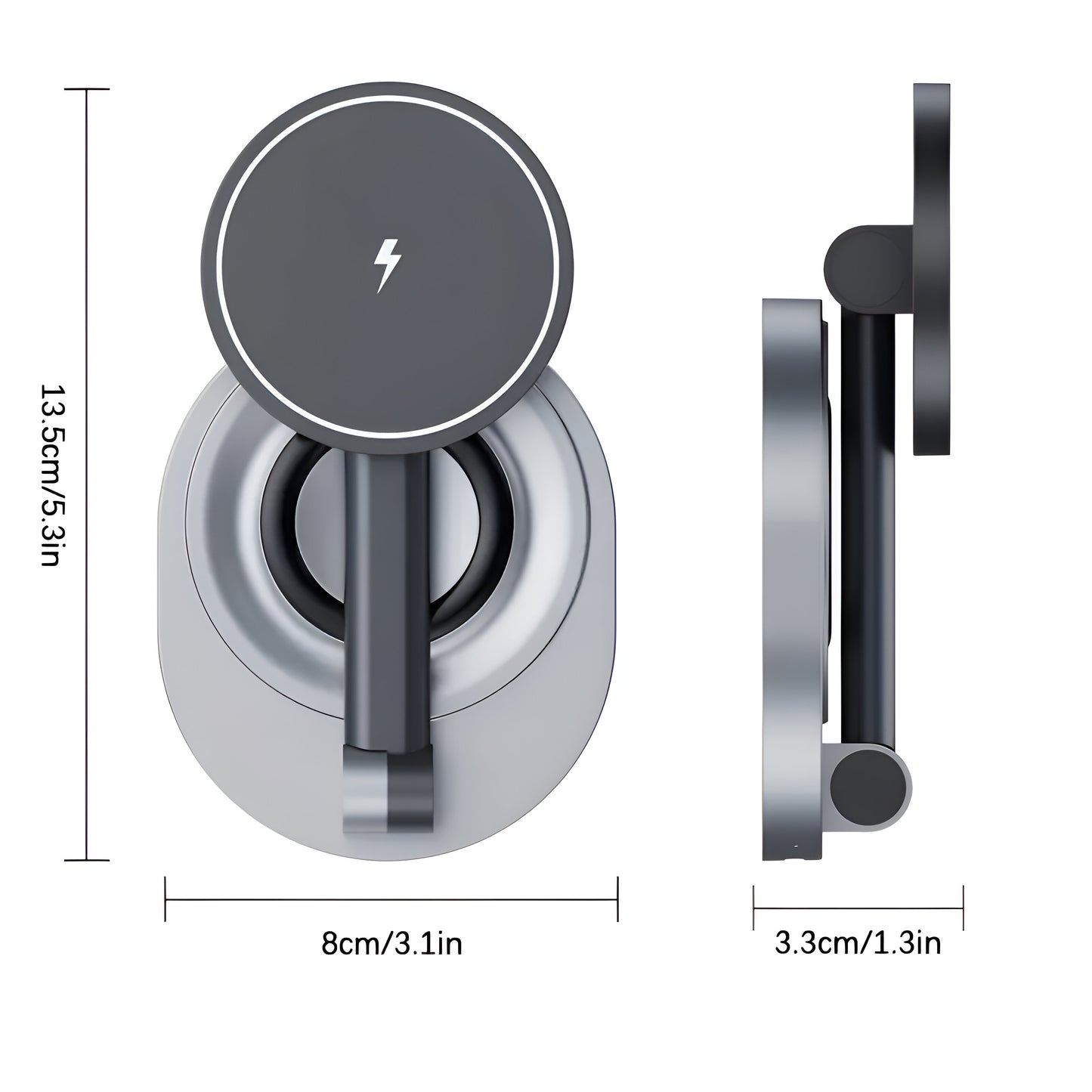 Folding Magnetic Wireless Charger - 2 In 1