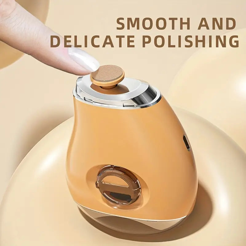 Rechargeable 2-in-1 Electric Nail Clippers & Grinder Tool, Integrated Trimming & Polishing