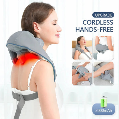 Neck And Shoulder Massager For Relaxation