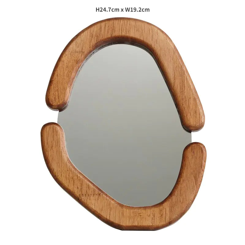 Cosmetic Retro Vanity Mirror Wall-mounted Vanity Mirror Single-sided Desktop Mirror Personal