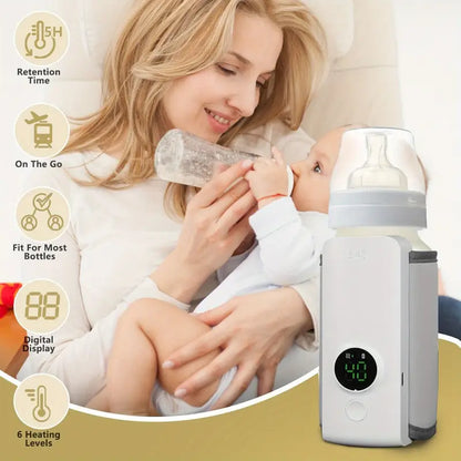 USB Rechargeable Portable Baby Bottle Warmer