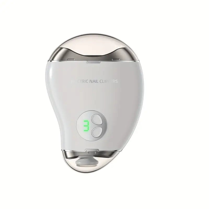 Rechargeable 2-in-1 Electric Nail Clippers & Grinder Tool, Integrated Trimming & Polishing