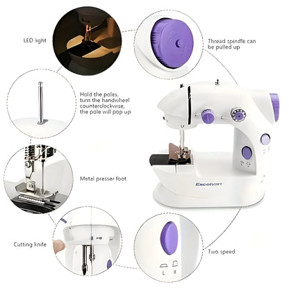 Automatic Heavy-Duty Sewing Machine - 110V US Plug, Portable