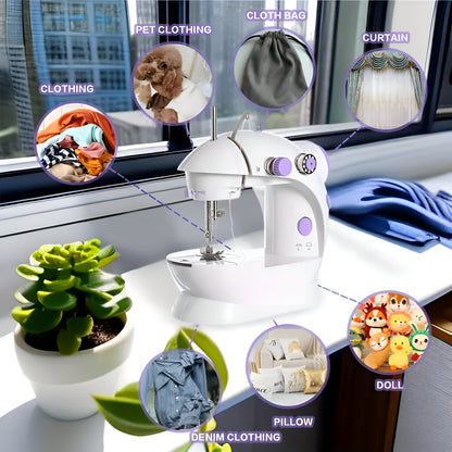 Automatic Heavy-Duty Sewing Machine - 110V US Plug, Portable