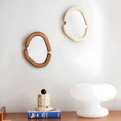 Cosmetic Retro Vanity Mirror Wall-mounted Vanity Mirror Single-sided Desktop Mirror Personal