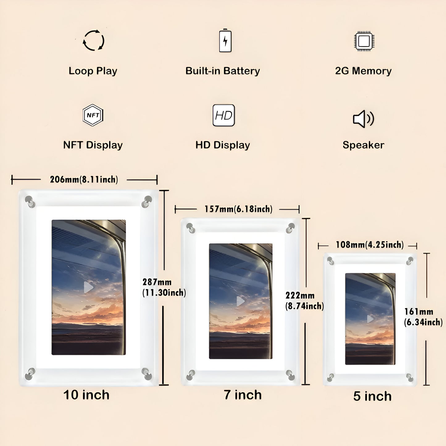 Digital Photo Frame - Acrylic