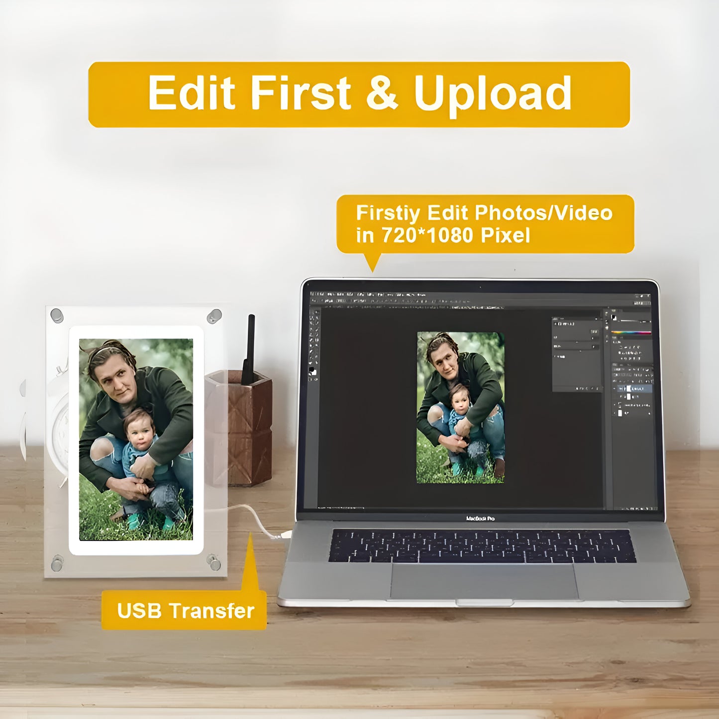 Digital Photo Frame - Acrylic