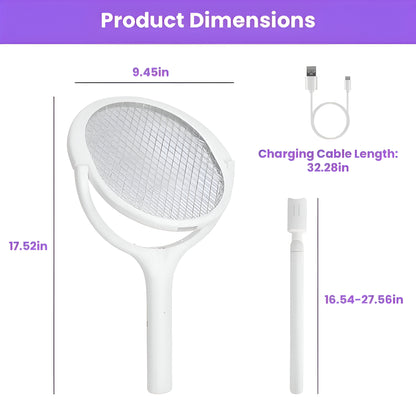 Fast Charging Mosquito Racket - 5-in-1 Electric